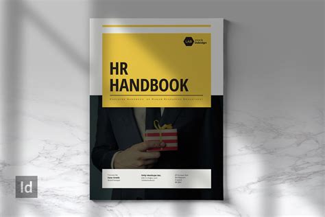 employee handbook template brochure templates creative market
