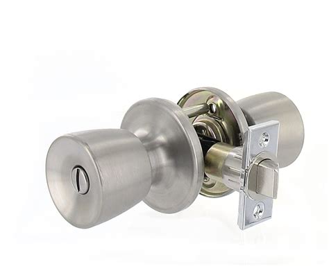 door lock bathroombedroom privacy knob  knob stainless steel clam