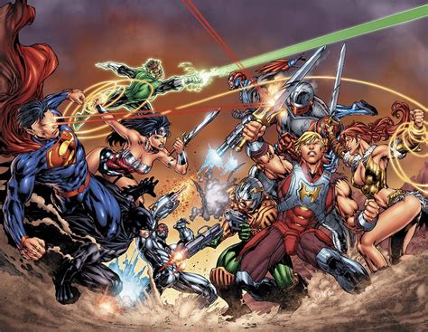 vuelven los crossovers justice league se enfrentará a he man y masters of the universe los