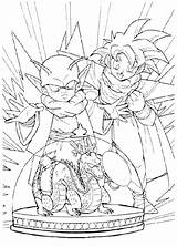 Piccolo Gohan Goku Dbz sketch template