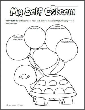 printable  positive  esteem weareteachers