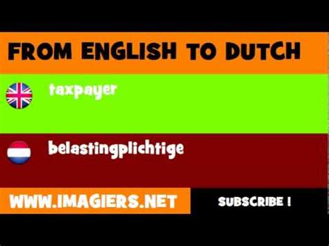 nederlands engels belastingplichtige youtube