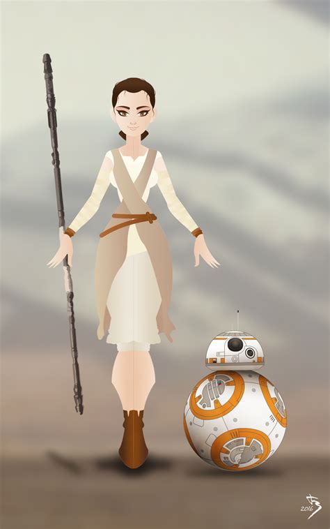 rey and bb 8 rey star wars star wars bb8 star wars characters