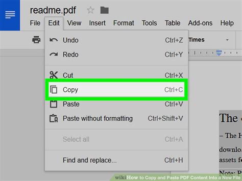 3 ways to copy and paste pdf content into a new file wikihow