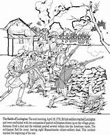 Revolutionary American Colorier Guerre Sécession Battles sketch template