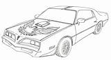 Trans Am Firebird Coloring Pages Bvw Deviantart Template Sketch sketch template