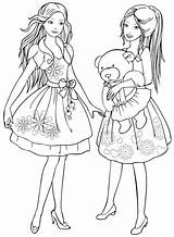 Coloring Pages Year Girls Old Print Ladies sketch template