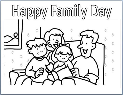 family day colouring sheets pinterest