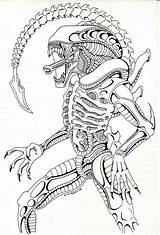 Alien Xenomorph Predator Scary Xenomorfo Comission 1856 Draws Pixgood Colorier Colour Espejo Ission öffnen Judgement Terminator Biagini Francesco sketch template