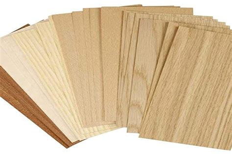 Wood Veneer Sheet 22x12 Cm Beech Oak Mahogany 30asstd Sheets Buy