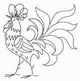 Embroidery Patterns Rooster Vintage Flickr Roosters Pattern Hand Chickens Drawings Coloring Designs Painting Drawing Chicken Line Crafts Kitchen Ni Popular sketch template