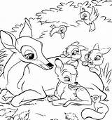 Bambi Coloring Kids Fun Votes sketch template