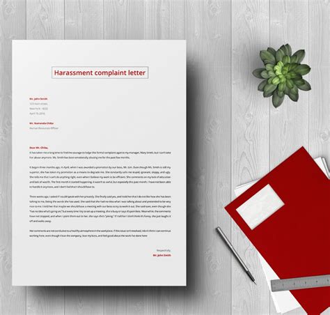 complaint letter samples employee business product