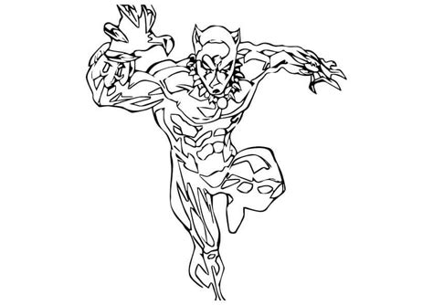 printable black panther coloring pages
