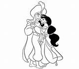 Jasmine Princess Drawing Aladdin Disney Coloring Colour Wallpaper Drawings Pages Dancing Paintingvalley sketch template