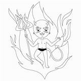 Devils Demons Mythology Supercoloring sketch template