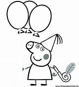 Peppa Coloring Pig Pages Piggy Birthday Miss Drawing Printable Colouring Pdf Color Da George Getcolorings Kids Clipart Getdrawings Book Animal sketch template