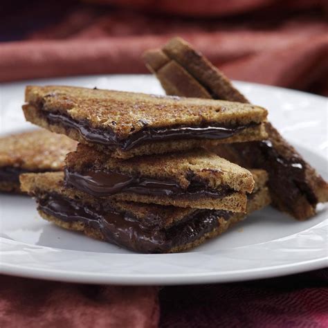 grilled dark chocolate sandwich recipe eatingwell
