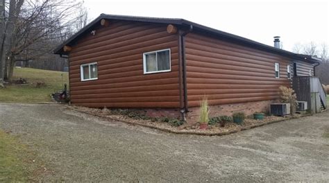faux log siding  mobile homes review home