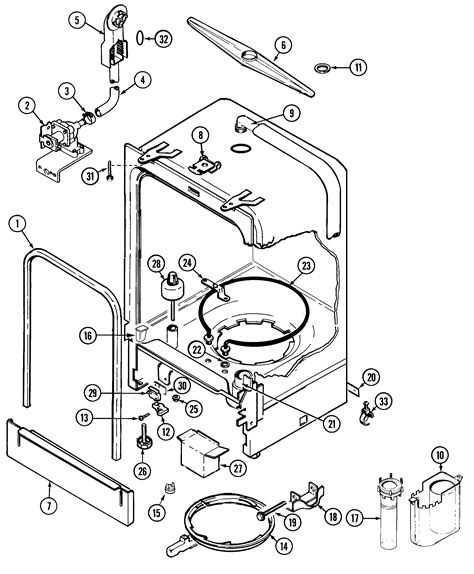 maytag performa dishwasher parts model pdbawe sears partsdirect