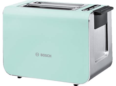 bosch tat styline toaster mintgrau  watt schlitze  toaster