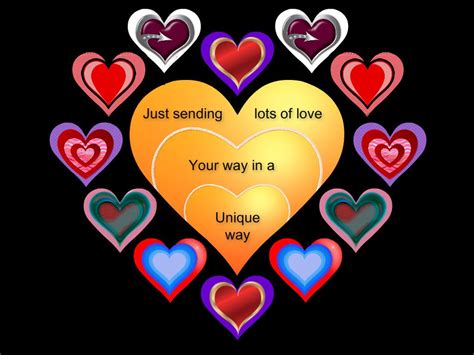 sending lots  love     unique