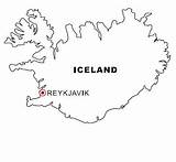 Islandia Islanda Bandera Iceland Cartine Nazioni Landkarte Landkarten Recortar Pegar Geografie Geografiche Suecia Malvorlage Designlooter Emaze Colorea Stampa Mitt ísland sketch template