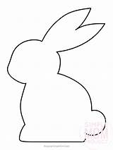 Easter Printable Bunny Template Templates Coloring Printables Simple Amazonaws S3 Spring sketch template