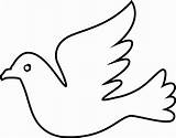 Pigeon Spirit Colomba Colombe Tauben Doves Bojanje Clipartmag Stranice Pigeons Communion Simboli sketch template