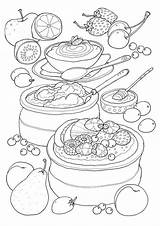 Food Coloring Pages Print Tulamama Easy sketch template