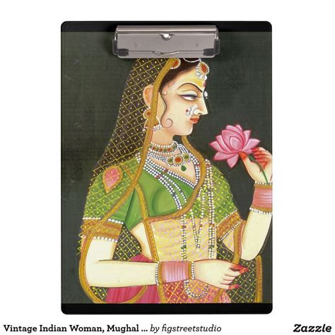 vintage indian woman mughal art clipboard art indian women cute
