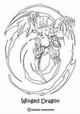 Dragon Coloring Yu Gi Oh Pages Winged Yugioh Monsters Print Hellokids Kids Color Printable Time Manga Among Fans Popular Added sketch template