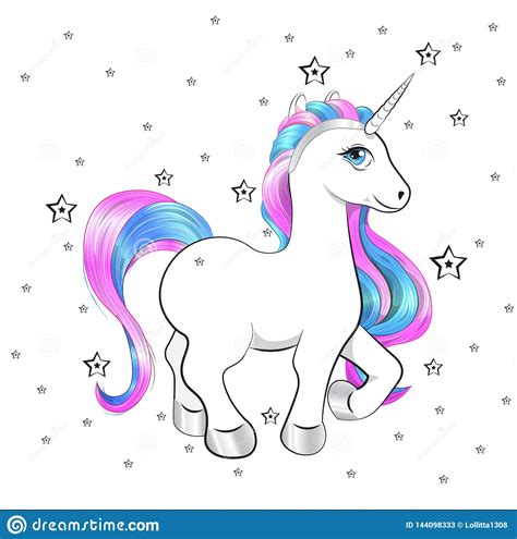 unicorn happy glckwunschkarte vektor abbildung illustration von rosa
