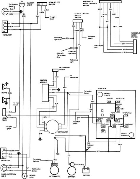 chevy truck wiring diagram wiring draw  schematic