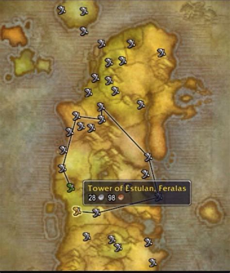 30 Classic Wow Flight Path Map Maps Database Source