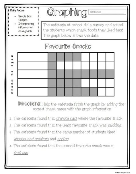 math graphing sheets  elementary students data collection  analysis graphing