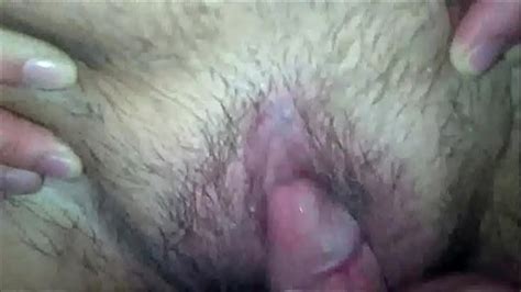 Rubbing Her Squirting Pussy With His Cock