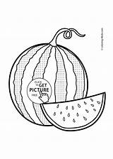 Watermelon Coloring Drawing Pages Para Kids Frutas Colorir Line Fruits Desenhos Fruit Printable Getdrawings Clipart Library Popular Comments Pasta Escolha sketch template
