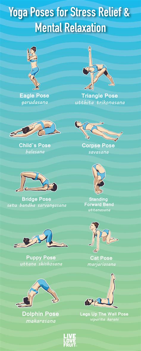 yoga poses  reduce stress tension  promote mental relaxation