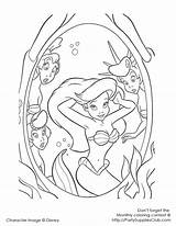 Coloring Pages Ariel Sisters Disney Kids Source Princess sketch template