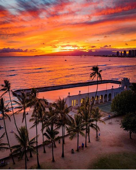 naked hawaii sunset stunner oahu hawaii photo by