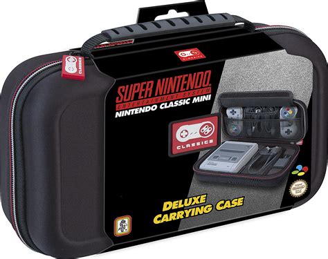 buy deluxe carrying case  snes classic edition