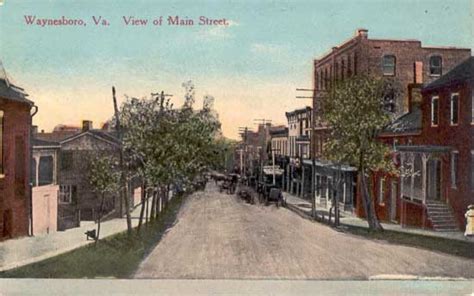 penny postcards  city  waynesboro virginia