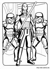 Wars Star Rebels Coloring Pages Fighter Tie Coloriage Template sketch template