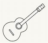 Guitar Feltmagnet sketch template