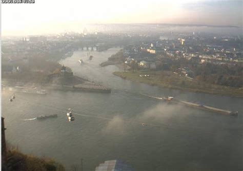 Live River Rhine Koblenz City Weather Cam, Germany