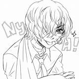 Stray Bungou sketch template