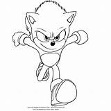 Hedgehog Coloring Disegni Exe Cartonionline Drucken Dibujos Animados Corre Greatestcoloringbook Fã Salvo sketch template