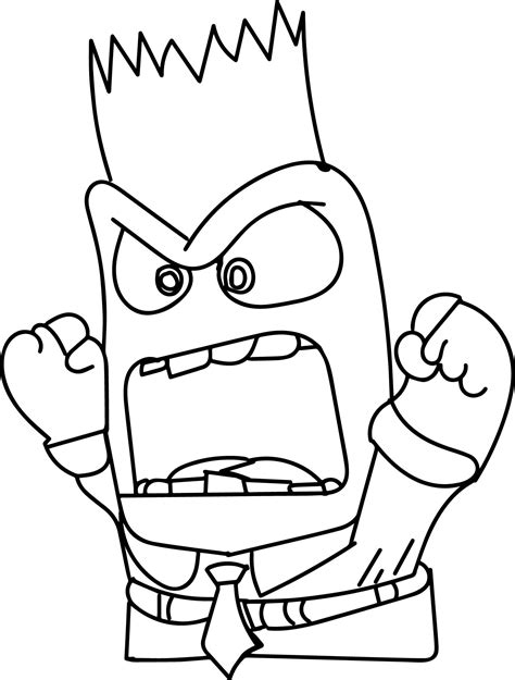 nice   character anger face coloring page   coloring