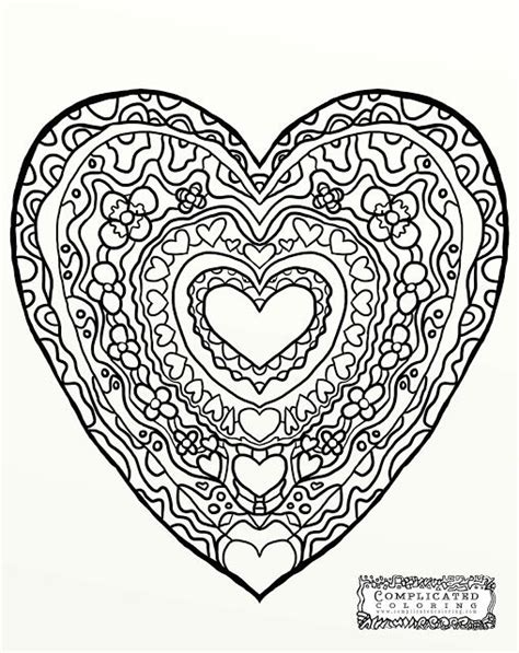 hudtopics detailed heart coloring pages
